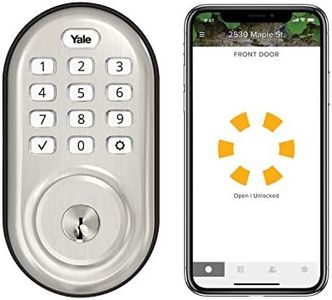 Yale Assure Lock WLAN-Tastatur-Schloss, satiniertes Nickel