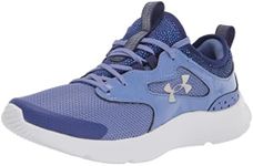 Under Armour Unisex-Child Grade School Infinity 2.0 Print Running Shoe, (400) Baja Blue/Baja Blue/Iridescent, 6 Big Kid