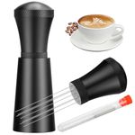 Supvox® Espresso Coffee Stirrer Pin Tamper with 17Pcs Detachable Needles Ground Coffee Stirrer Fine Pin Tamper for Espresso Coffee Making Pin Coffee Tamper