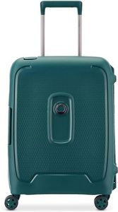 DELSEY PARIS - MONCEY - Valise Cabine Rigide Slim Matière Recyclée et Recyclable - 55x40x20 cm - 36 litres - S - Vert