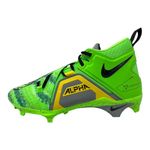 Nike Mens Alpha Menace Pro 3 Football Cleat, Green Strike/Mica Green/Opti Yellow/Black, 11