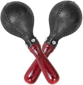 2 Pcs Maracas for Adults – 10.2” Durable Percussion Instrument, Good for Mexican Music, Parties, and Performance, Mexican Maracas Percussion Shaker Instrument with Vibrant Sound & Stylish Design