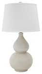 Signature Design by Ashley Saffi 31" Ceramic Table Lamp with Double Gourd Base, Cream