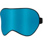 Srhythm Silk Eye Mask For Men Women, Comfortable&Soft Sleep Mask With Adjustable Strap To Block Light, Ultimate Sleeping Aid/Blindfold,Super Smooth Eye Shade Cover,Blue