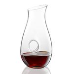 Gala Houseware Red Wine Decanter Lead-Free Wine Aerator, Crystal Glass Wine Carafe, 100% Hand Blown Wine Accessories, Wine Gifts