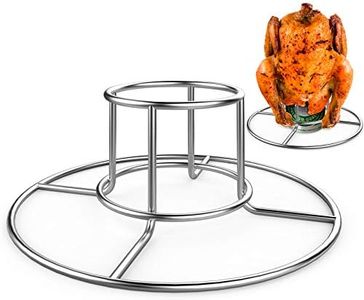 RUSFOL Beercan Chicken Rack, Stainless Steel Chicken Stand for Smoker and Grill