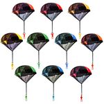 Zwblzy 10 Packs Parachute Men Tangle Free Outdoor Flying Parachute Toys Hand Throwing Watching Landing Toys For Kids ¼5 Colors ¼ Outdoor Flying Toys For Kids Gifts