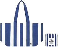 Dock & Bay Everyday Beach Tote Bag - Reusable Beach Handbag & Shopping Carrier - Cabana - Whitsunday Blue