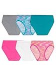 Fruit of the Loom girls Seamless Hipster Underwear, assorted, 6 8 US