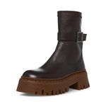 Steve Madden womens Boots, Brown Leather, 6