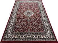 CARPET PLANET Superfine Exclusive Cotton Carpet Living Room Carpet,Area Rug,Durries,Bedcover,Bedside Runner (Red5, 8 X 11 FEET)