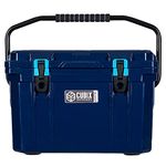 Cubix Outdoors QuadraX 20QT Rotomolded Portable Hard Cooler for Camping, Fishing, Beach | Heavy Duty Insulated Ice Chest | Cold Retention 5 Days