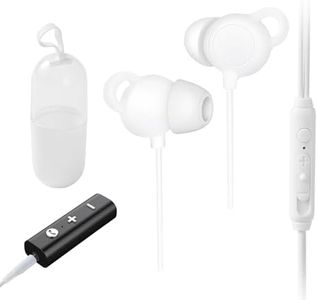 CKG Sleep Earbuds for Side Sleepers, All Silicone Made with Soft and Zero-Pressure Comfortable Earbuds for Sleeping on Side,12 Hours Playtime, Bluetooth Multipoint for Personalized Sleep Aid Music