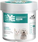 Versatile 130pcs Pet Cleaning Wipes - Gentle Eye & Ear Cleaning Wipes with Aloe Vera Extract for Dogs and Cats, Soft Non-Woven Fabric, Tear Stain Remover, Ensuring Bright Eyes and Clean Ears