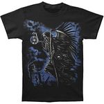 LIQUID BLUE Men's Soul Taker T-Shirt, Black, X-Large