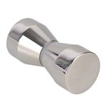 RDEXP Stainless Steel Solid Taper Head Shower Room Glass Door Pull Knob Handle