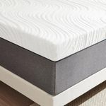 Twirest Mattresses, 25cm Double Mattresses with Memory Foam and Anti-mite, Breathable, Removable Carved Cover, Mattress in a Box, Edges Support for Sleep Supportive(135x190x25cm)