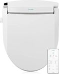 Brondell LT99 Swash Electronic Bidet Seat LT99, Fits Round Toilets, White – Lite-Touch Remote, Warm Water, Strong Wash Mode, Stainless-Steel Nozzle, Saved User Settings & Easy Installation, LT99