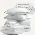 Lasuens Save $139 Pair with Our Cooling Duvet Cover Set & Sheet Set | Complete Set Includes Comforter + Duvet Cover + 2 Shams + Fitted Sheet + Flat Sheet + 2 Pillowcases