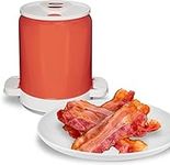 Agoto Microwave Bacon Cooker, BPA Free Plastic, Mess-Free, Splatter-Prof, 18.29 x 16.1 x 16 cm