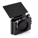 NiSi Cinema C5 Filmmaker Kit | Matte Box, 1-5 Stops Variable ND, 4-Stop ND, Black Mist 1/8, Filter Trays, and Adaptors | 4x5.65? and 4x4? Matte Box | Cinematography and Videography