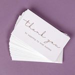 200 Thank You for Supporting My Small Business Cards, Elegant and Professional Design, 2" x 3.5", Recommended for Online Retailers, Small Business Owners and Local Stores