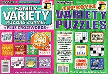 Lot Of 2 Penny Press Variety Puzzle Magazines