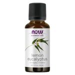 NOW Essential Oils, Lemon Eucalyptus Oil, Refershing Aromatherapy Scent, Steam Distilled, 100% Pure, Vegan, Child Resistant Cap, 30mL