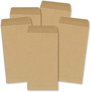 Coin Envelopes, 100 Pack Kraft Seed Envelopes, Small Parts Envelopes with Gummed Seal, 4.5 x 3 Inches
