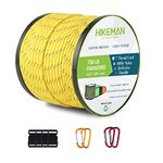 Nylon 750Lb Paracord 4mm Cord - 50m Parachute Cord with 7 Wires,Multifunction Reflective Outdoor Survival para cord(Golden)