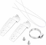 Ultra Durable 5001DD4001A Dishwasher Mounting Brackets Kit Replacement Part by BlueStars - Instruction Sheet Included - Exact fit for LG Dishwashers - Replaces PS3525525 AH3525525 AP4438292 1266844