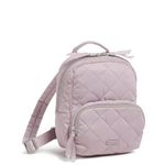 Vera Bradley Women's Performance Twill Mini Backpack Bookbag, Hydrangea Pink, One Size