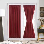 Aquazolax French Door Curtain Panel