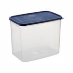 Signoraware Large 9 Litres Modular Multi-Purpose Plastic Containers with Lid | Kitchen Food Grade BPA Free Leak Proof | Rice Spices Atta Grains Organizers with Side Holders (Pack 1 | Mod Blue)