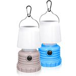 Onite 2Pcs LED Mini Lanterns, Battery Operated Lamp, 2 Light Modes, Waterproof Camping Lantern, Outdoor and Camping for Girls & Boys Ages 4 5 6 7 8-12 Year Old Boy & Girl Gift