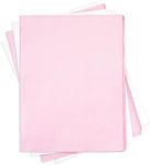 Sparkle and Bash Pink and White Tissue Paper for Gift Wrapping Bags, Metallic Bulk Set (60 Sheets)