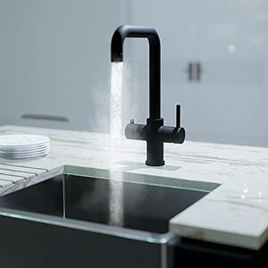 3-in-1 Boiling Water Tap – Matte Black Kitchen Mixer Faucet