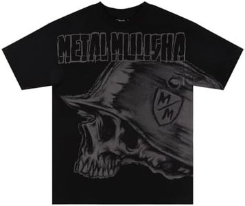 Metal Mulisha Men's Grand Black Short Sleeve T Shirt, Black, Large