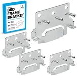 IMPRESA [4 Pack] Bed Frame Brackets