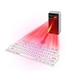 Zeerkeer Projection Virtual Bluetooth Keyboard, Mini Laser Keyboard Wireless Projection Keyboard Computer Accessories for Smartphone Tablet PC Laptop (Black)