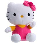 SANA Soft Plush Stuffed Cute Kitty for Kids & Gifts (Dark Pink, 26cm)