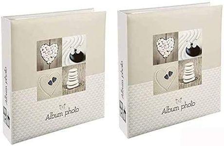WEB2O Lot de 2 Albums Photo Grand Format - 500 Photos - 10x15 cm - Collection Papillon