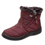 Overstock Sale Clearance Winter Boots for Women uk Warm Snow Shoes Hiking Work Comfy Boots Waterproof Short Boots Fur Lined Wide Fit Boots Ankle Boots mens hiking boots