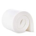 Linenspa High Density Cushion Craft Foam - Perfect for Chairs, Sofas, Headboards, and DIY Projects, 3" x 24" x 72", White