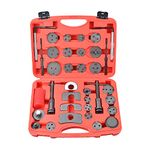 Prokomon 35 pcs Heavy Duty Disc Brake Piston Caliper Compressor Rewind Tool Set and Wind Back Tool Kit for Brake Pad Replacement Reset, Fits Most American, European, Japanese Autos