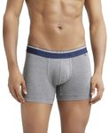 Jockey Men's Cotton Boxer Brief (Pack of 1) (US60-Mid Grey Melange-S_Mid Grey Melange_S)