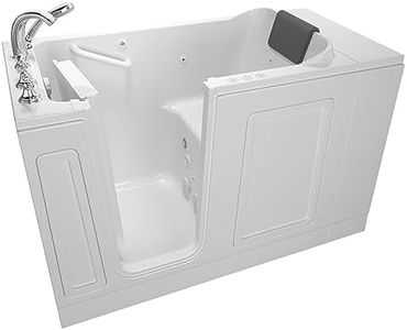 American Standard 3051.119.CLW Acrylic Whirlpool and Air Spa 30"x51" Left Side Door Walk-In Bathtub in White