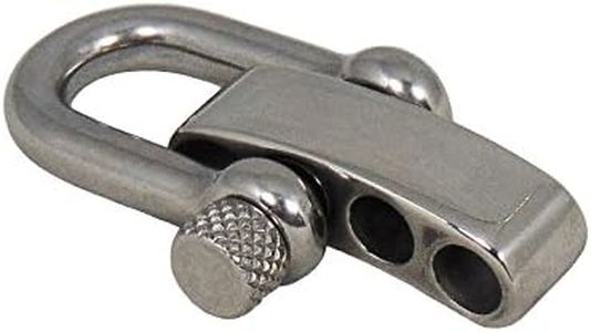 Type-III Silver Adjustable Stainless Steel Shackle for Paracord Bracelets (2nd Gen), 5