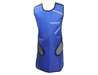 PSW Pal Surgical Works PSW X-Ray Protection Lead Apron 0.5mmpb Blue color Single Sided Protection