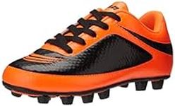 Vizari Youth/Jr Infinity FG Soccer Cleats | Soccer Cleats Boys | Kids Soccer Cleats | Outoor Soccer Shoes Orange/Black